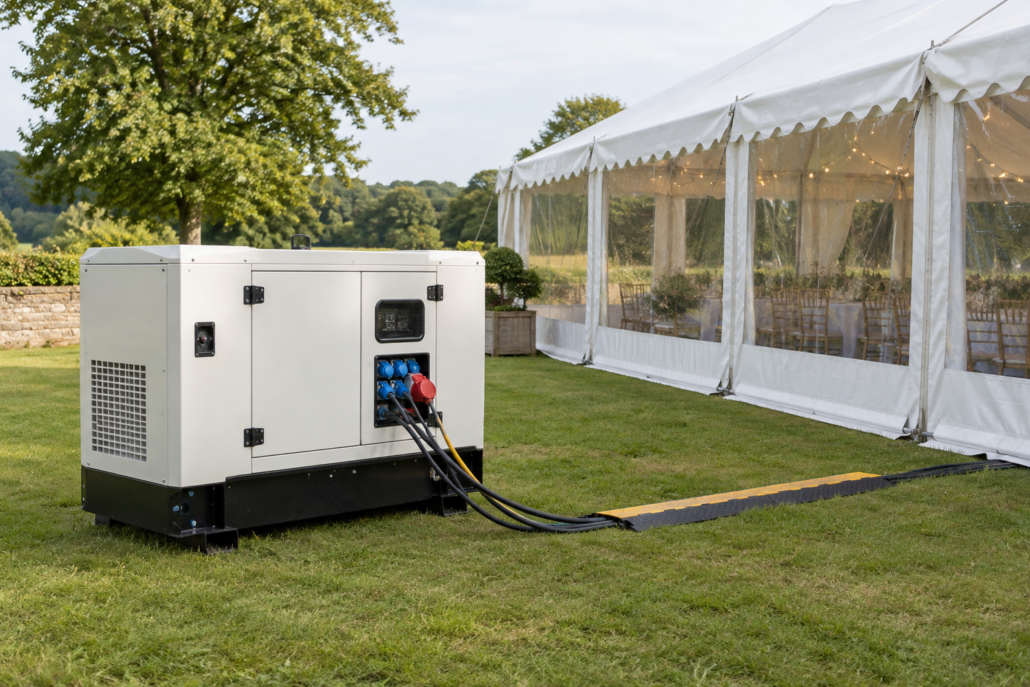 Illustration of an event generator for a marquee